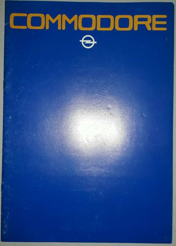 Opel commodore brochure 1980 - opel,