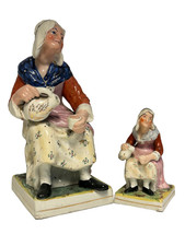 Antique Staffordshire Lady