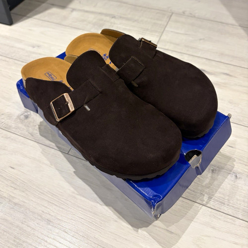 Birkenstock boston brown suede - boston,