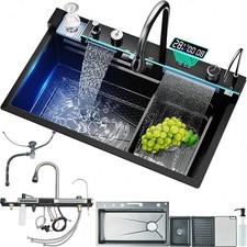Led inset kitchen sink - led,