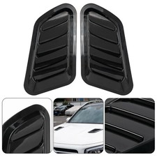 2pcs Universal Car Hood Bonnet Vent Air Flow Intake Scoop Side Fender Decorative