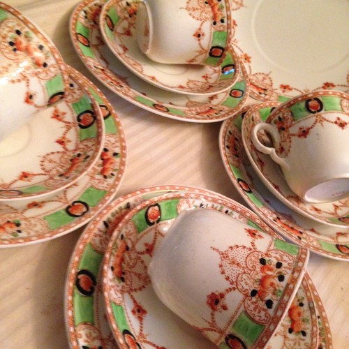 Antique vintage tea set - set, darby