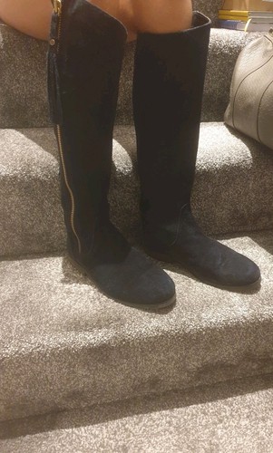 Rydale tall navy suede - rydale, boots