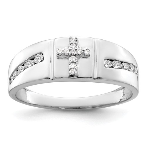25ct lab grown diamond cross - lab,