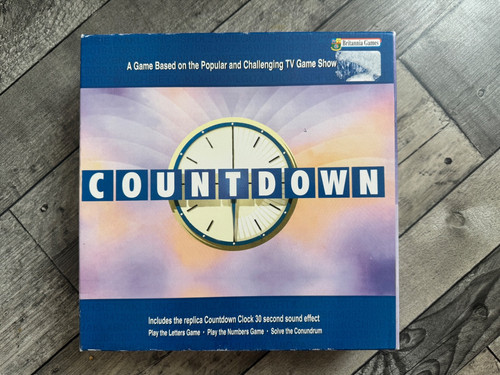 Countdown game with electronic - game,