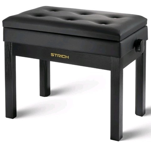 Strich piano bench - bench, black