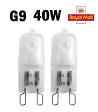 2 / 5 / 10 x G9 Halogen Light Bulbs Capsule 240V 28W Watt Frosted Dimmable