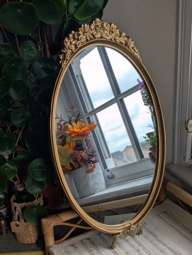 Vintage veronese oval mirror - veronese,