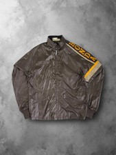 Brown Vintage 70s Hondaline Racing Made In USA Nylon Windbreaker Jacket Men’s S