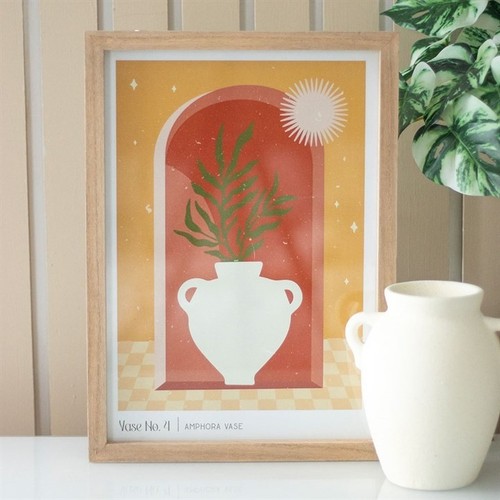 Vase framed wall art - vase,