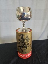 Silver Plated Vintage Spanish Goblet Mid Century In Original Box By Falstaff