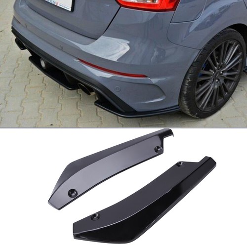 Gloss black rear - rear, spats