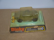 BOXED DINKY SPEEDWHEELS FERRET ARMOURED SCOUT CAR - 680  EXCELLENT CONDITION.