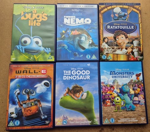 Disney pixar films dvd - pixar, 6