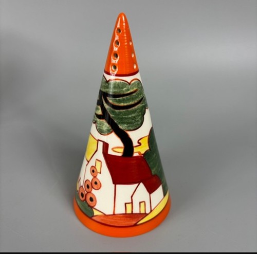 Clarice cliff bizarre red roof - bizarre,