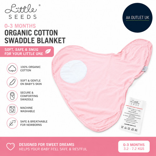 Little seeds swaddle blanket - swaddle,