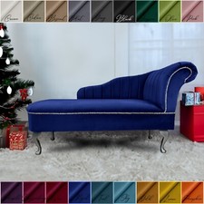 Navy blue stripe - navy, chaise