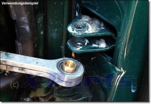 Bushing for door safety - , strap