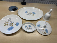5 x Wedgewood Ice Rose Dish
