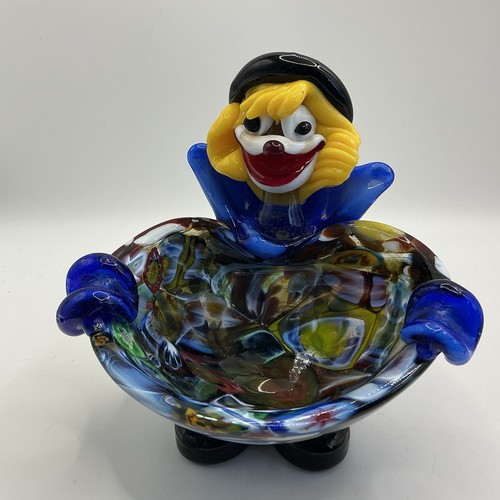 Murano clown hand blown - murano,
