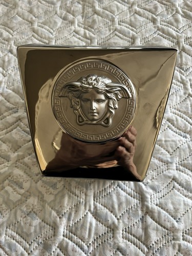 Versace medusa silver - silver, vase