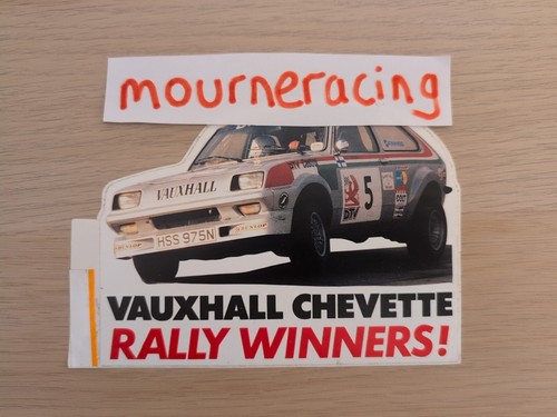 Vauxhall chevette hsr rally - vauxhall,