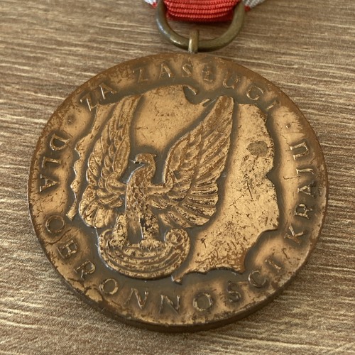 Polish medal merit for - polish, of