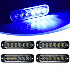 4Pcs 12V 24V 6 LED Marker