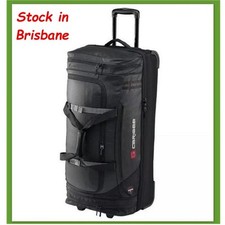 Caribee Wheel Travel Bag Scarecrow 70cm 75L V2 Black 5733 - Trolley Duffle New