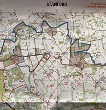 ORIGINAL BRITISH ARMY MAP: STANFORD (THETFORD) TRAINING AREA (120x92cm)