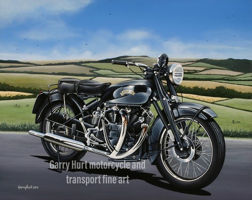 Vincent black shadow - black,