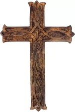 Rustic Wooden Wall Cross