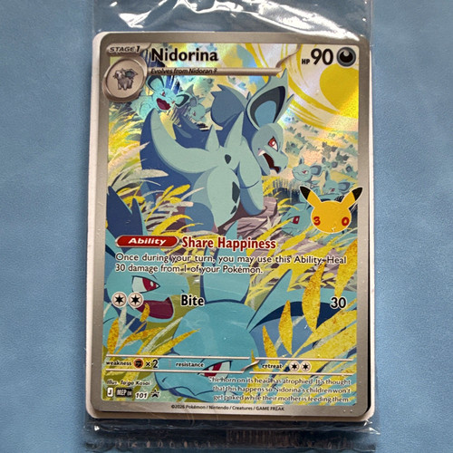 Pokémon tcg mep nidorina - tcg,