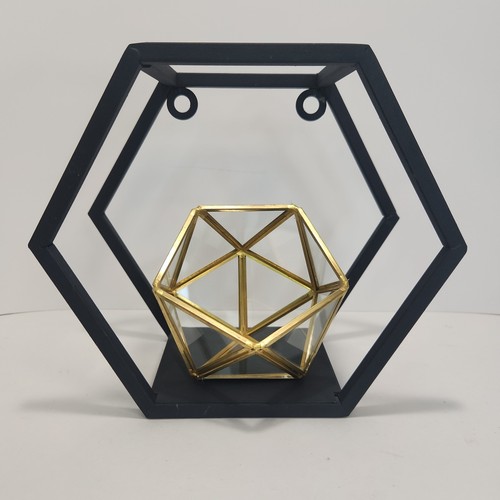 Vintage glass terrarium - glass,