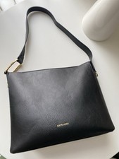 Pierre Cardin Black Faux Leather Shoulder Bag – Minimalist & Chic