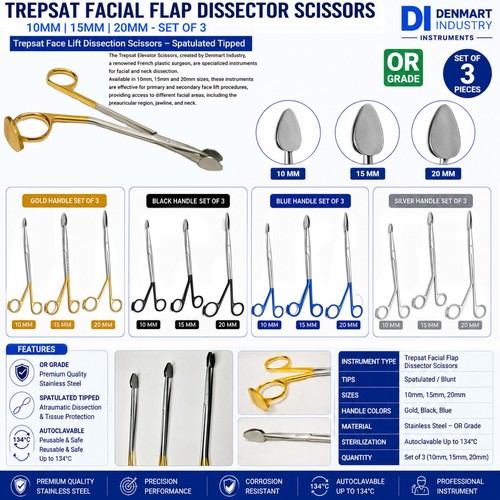 Trepsat facial flap - facial, dissector