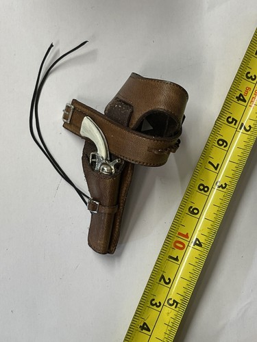 Scale real leather gun - 1/6,