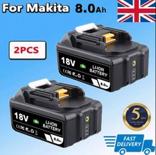 2X For Makita 18V 8.0Ah LXT Li-Ion BL1830 BL1850 BL1860 BL1840 Cordless Battery