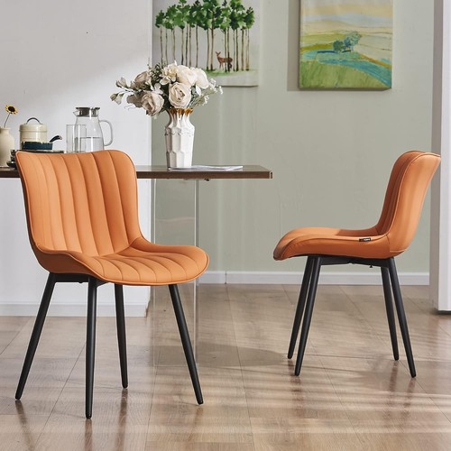 Set faux leather dining - 2,