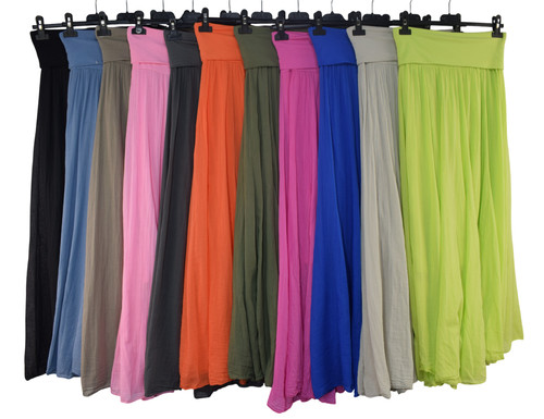 Italian lagenlook maxi skirt - italian,