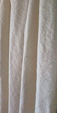 Large Classic Brocade Thick Heavy Thermal Lined Pair Of Curtains 80"L X 134" W