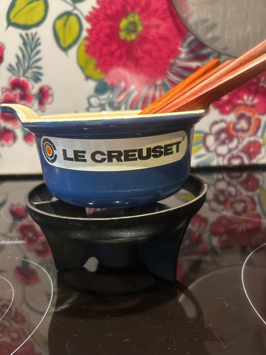 Creuset fondue set vintage - le,