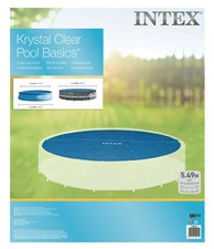 Intex 18ft SOLAR COVER Round Diameter Swimming Pool Easy Set Metal Frame #28015