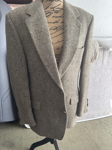 Gents harris tweed jacket - jacket, 46s