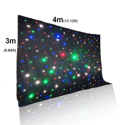 Stage curtain rgbw - curtain, led