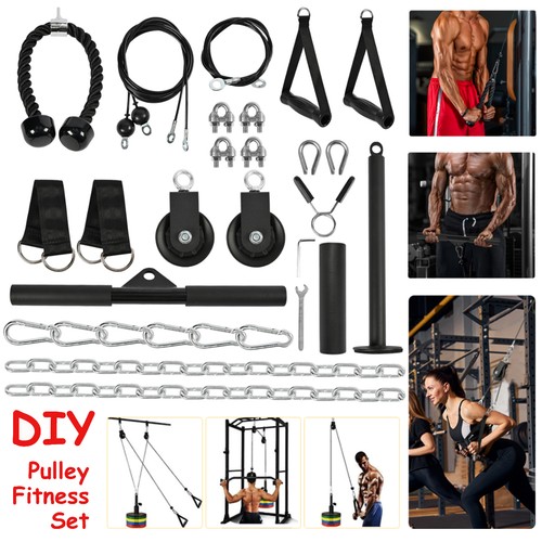 Diy pulley fitness system - fitness,