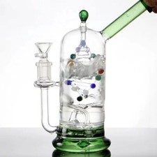 8.6" Glass Bong Gene DNA Turn
