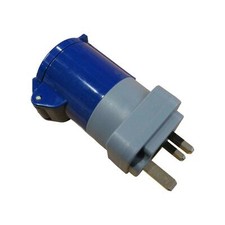 13A UK 240V Plug to 16A Socket Adapter CEE - Coupler Caravan Camping Site
