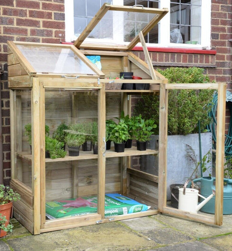 Mini wooden greenhouse - mini,