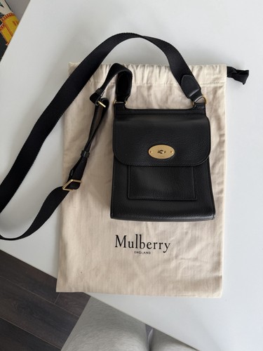 Mulberry black pebbled leather - pebbled,